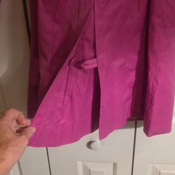 London Fog Orchid Trench Coat - Picture 12 of 16